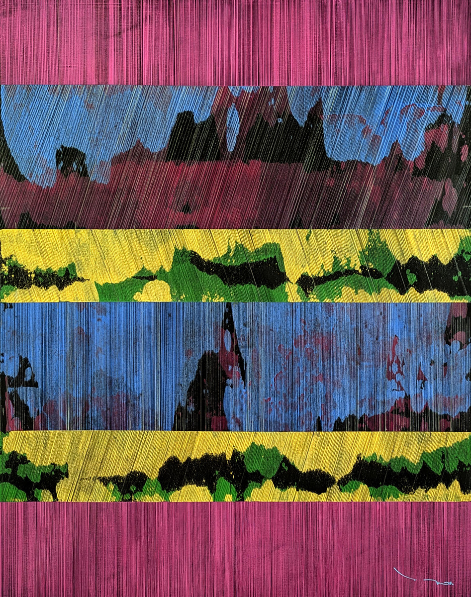 Tehos - tableau art contemporain - Abstraction AA02