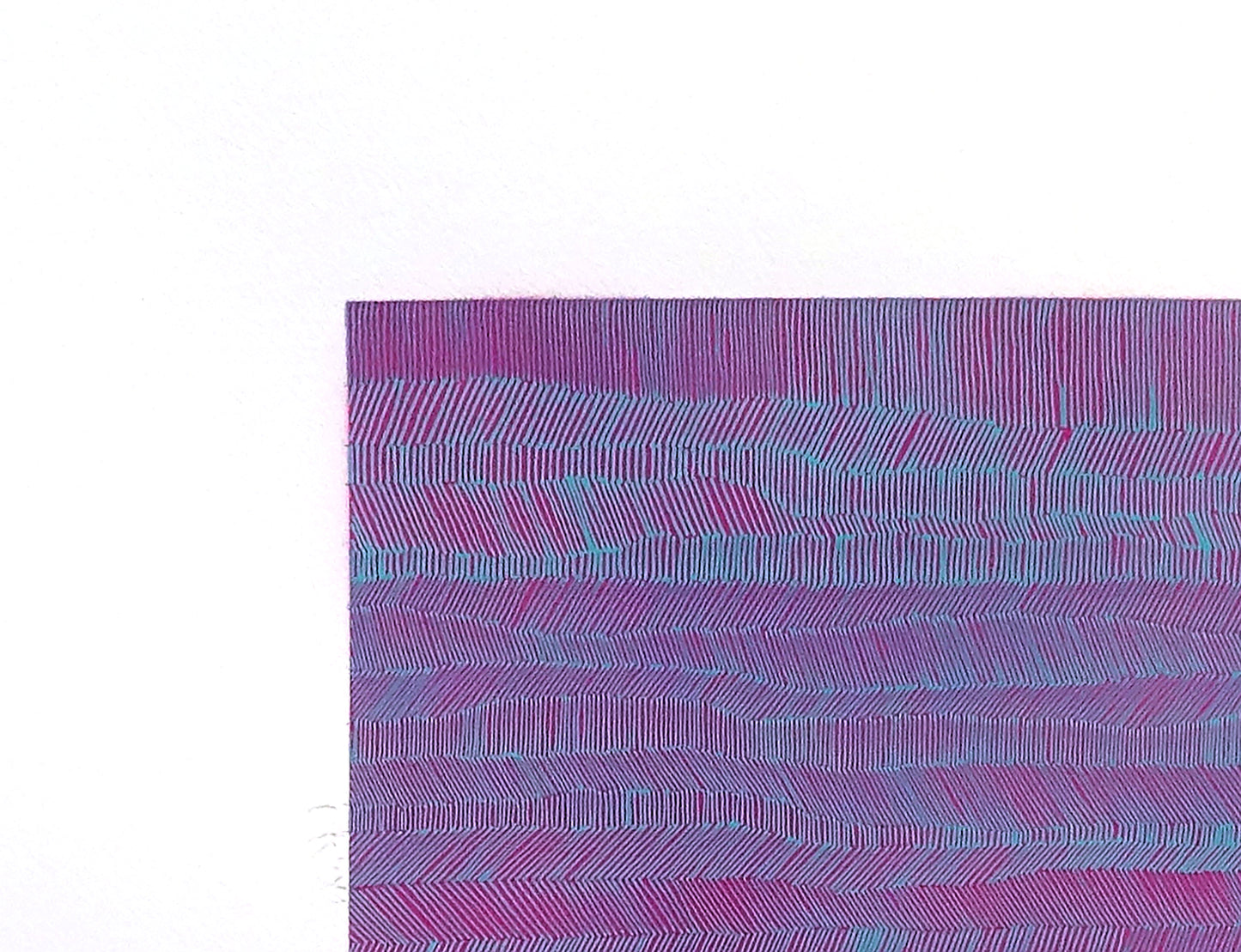 Tehos - Grand Carré long 2024-08 original signed abstract drawing