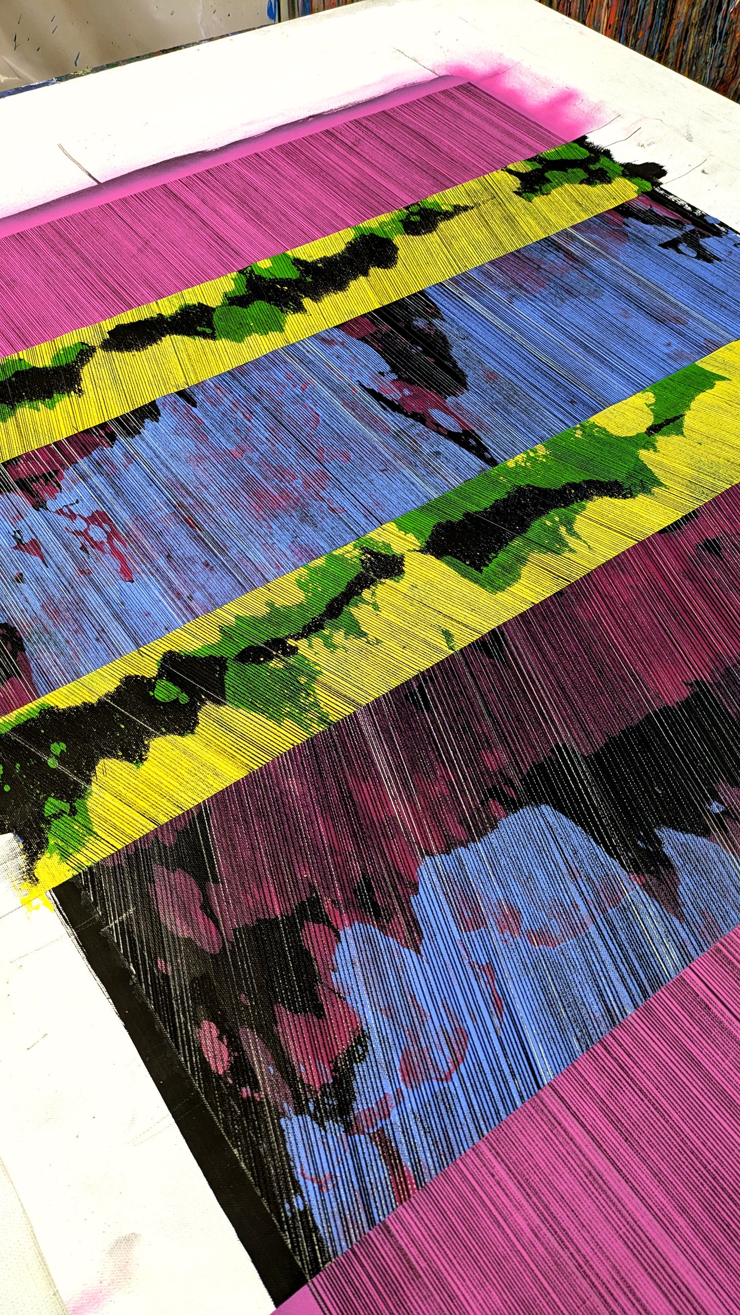 Tehos - tableau art contemporain - Abstraction AA02