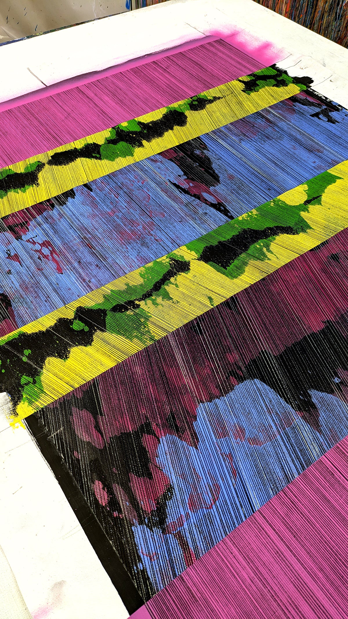 Tehos - tableau art contemporain - Abstraction AA02