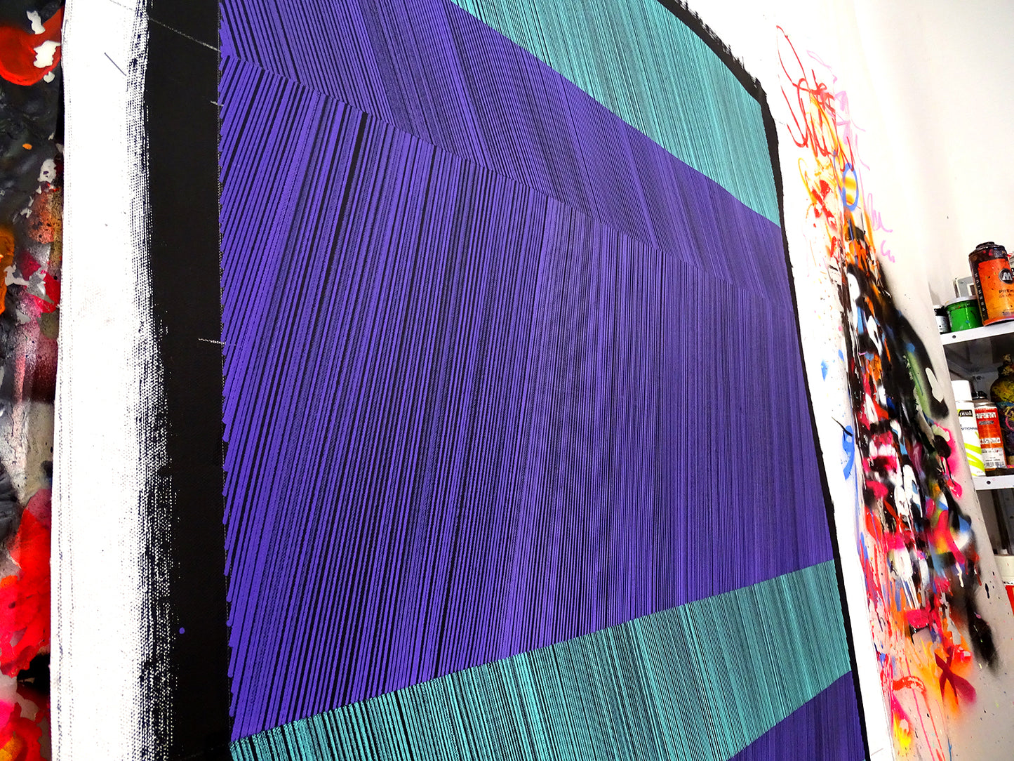 Tehos - tableau art contemporain - Abstraction LD04