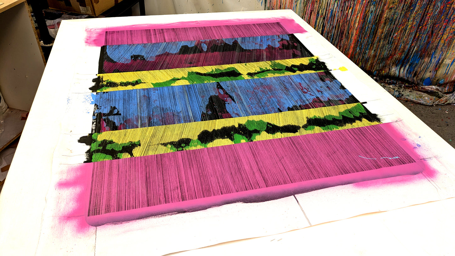 Tehos - tableau art contemporain - Abstraction AA02