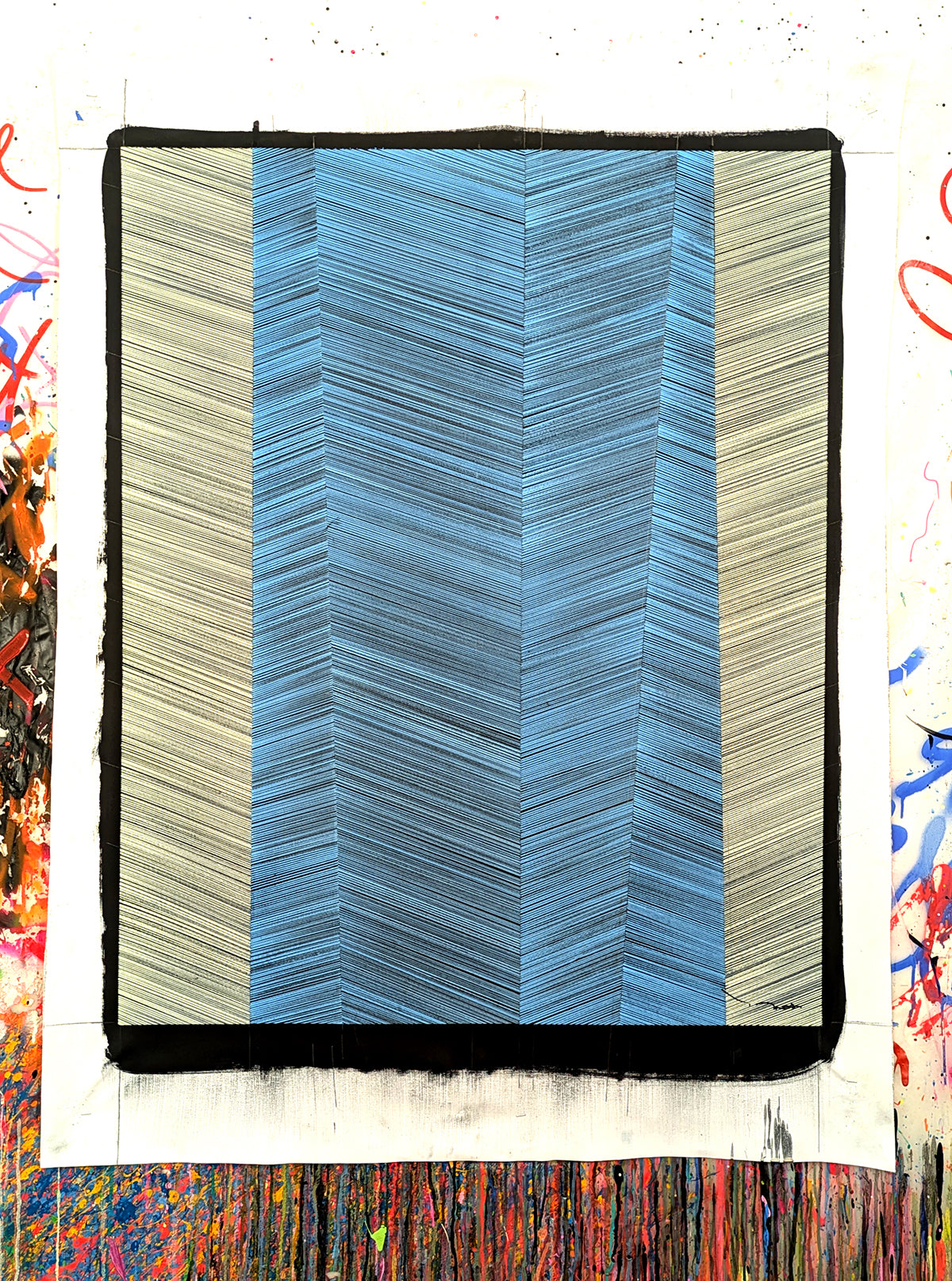 Tehos - tableau art contemporain - Abstraction LD06