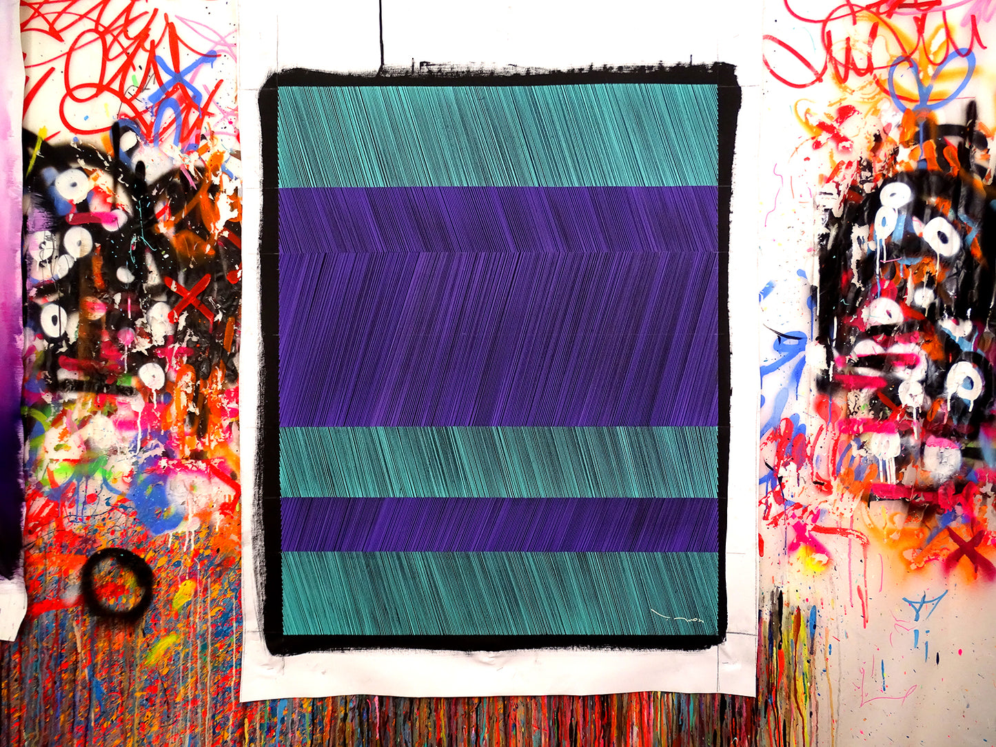 Tehos - tableau art contemporain - Abstraction LD04