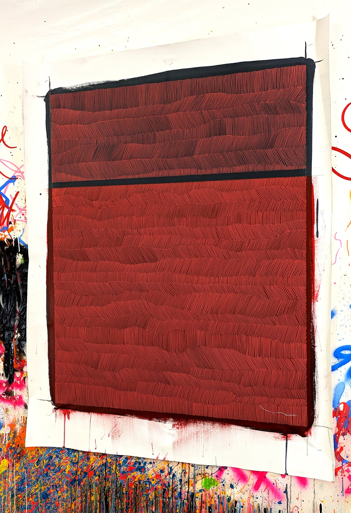 Tehos - tableau art contemporain - Abstraction L10