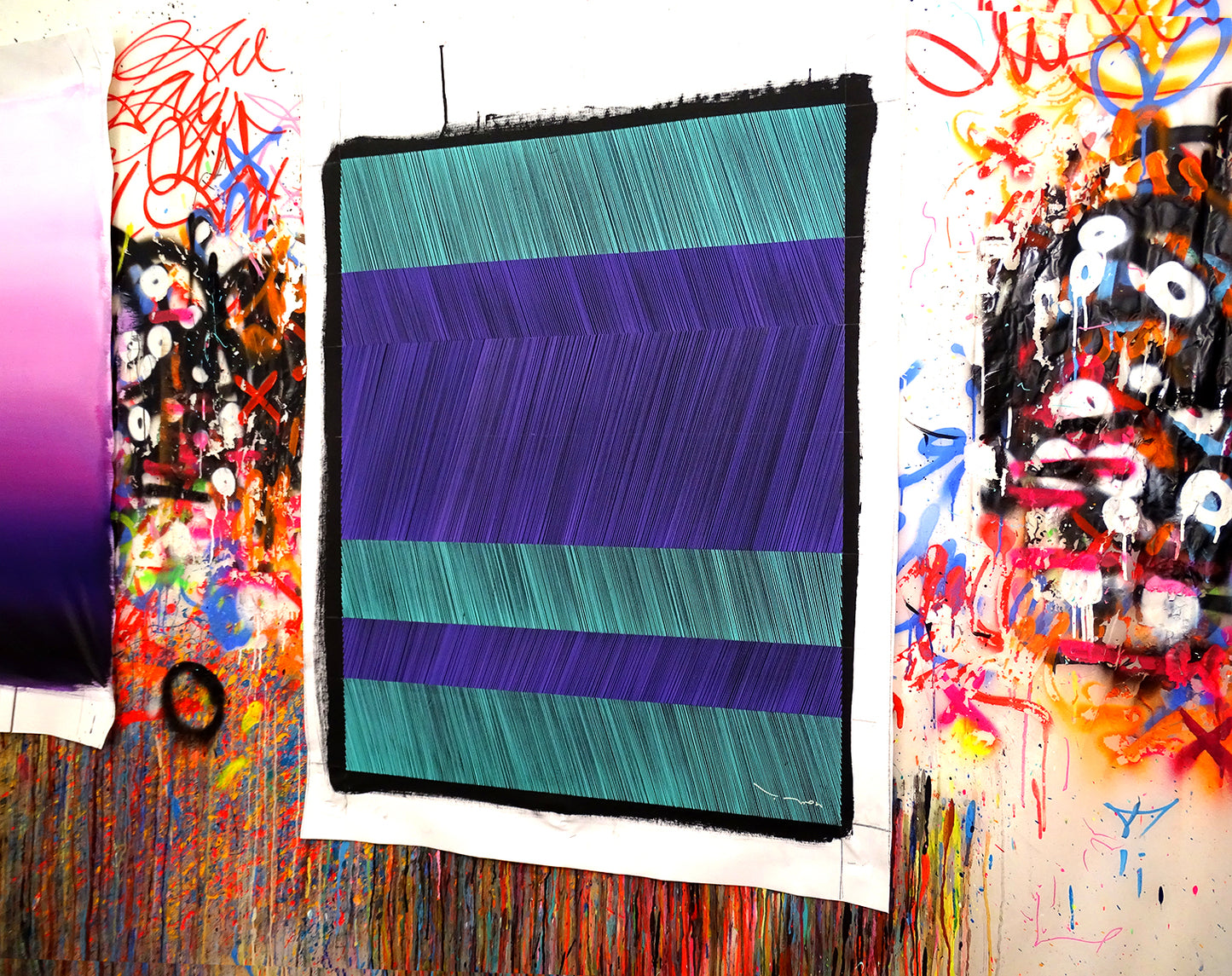 Tehos - tableau art contemporain - Abstraction LD04