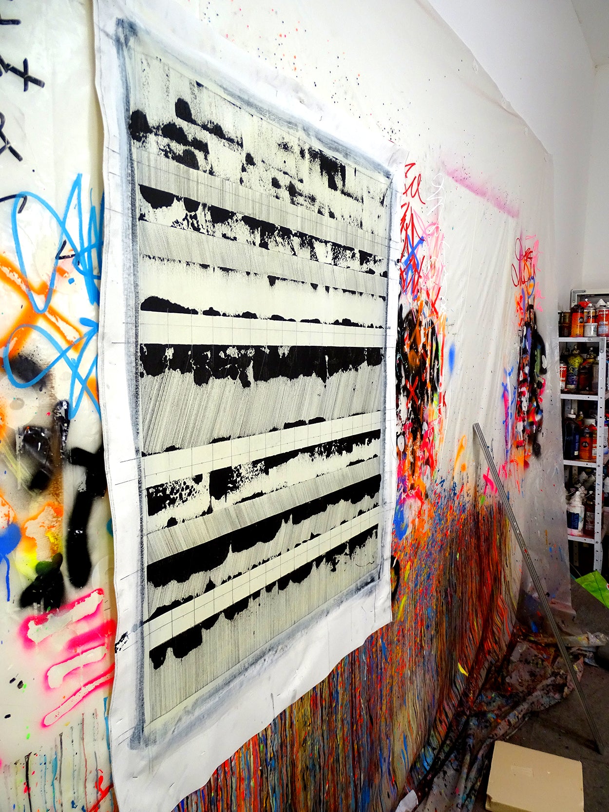 Tehos - tableau art contemporain - Abstraction AA01