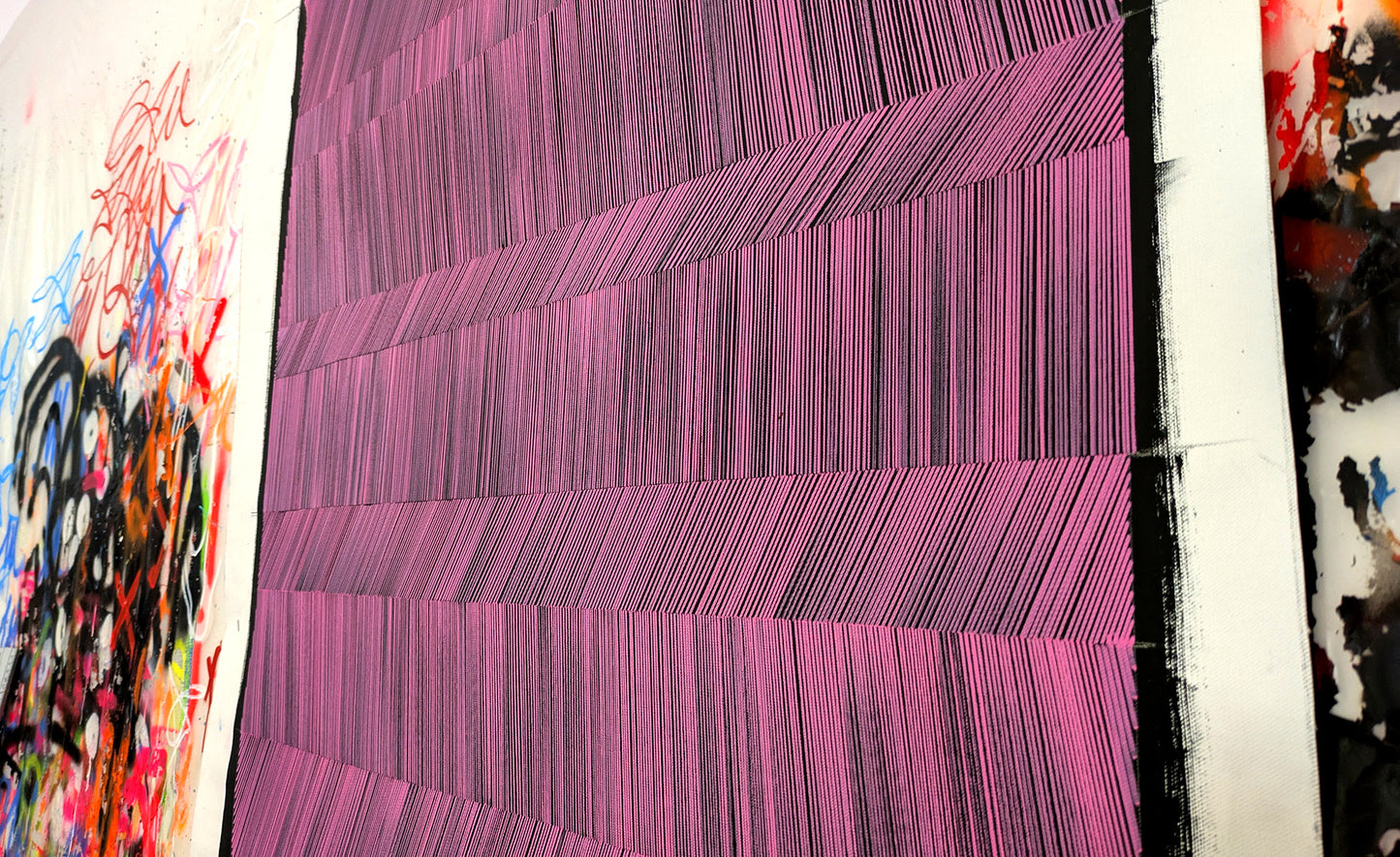 Tehos - tableau art contemporain - Abstraction LD01