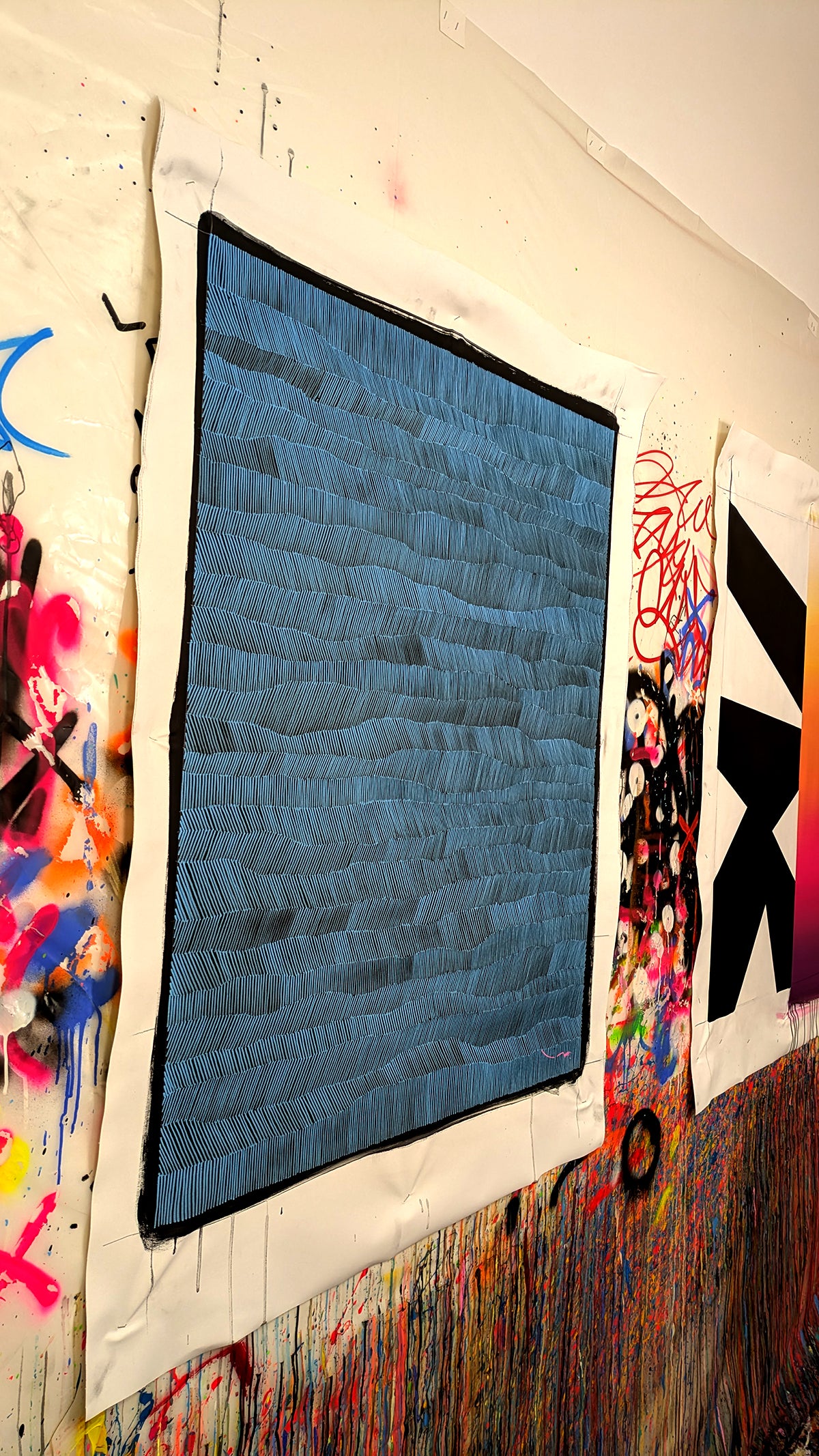 Tehos - tableau art contemporain - Abstraction L13