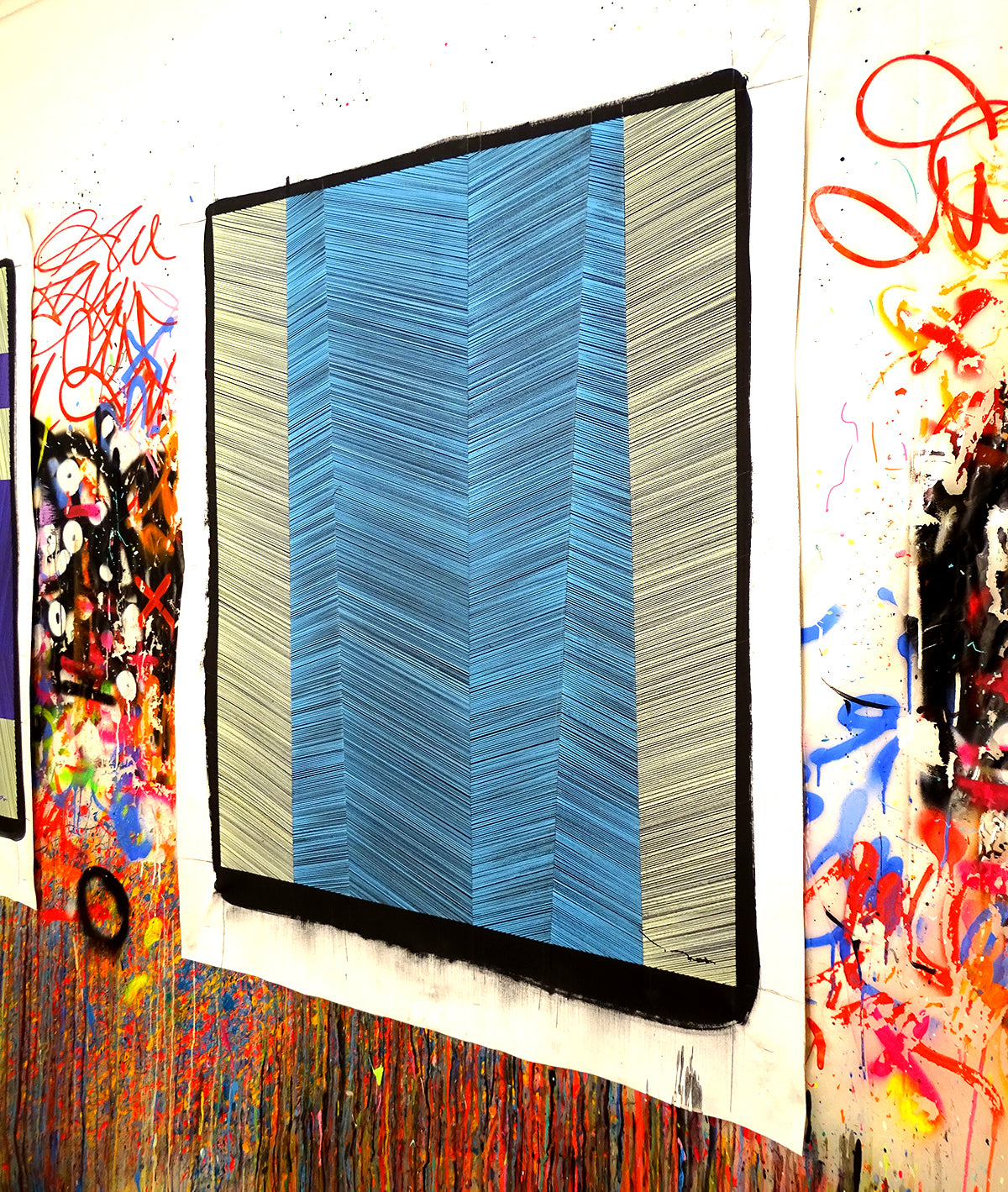 Tehos - tableau art contemporain - Abstraction LD06