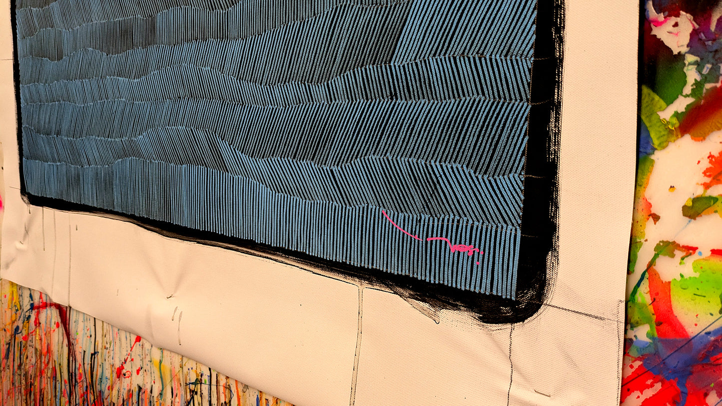 Tehos - tableau art contemporain - Abstraction L13