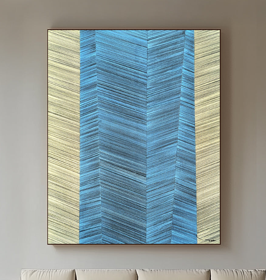Tehos - tableau art contemporain - Abstraction LD06