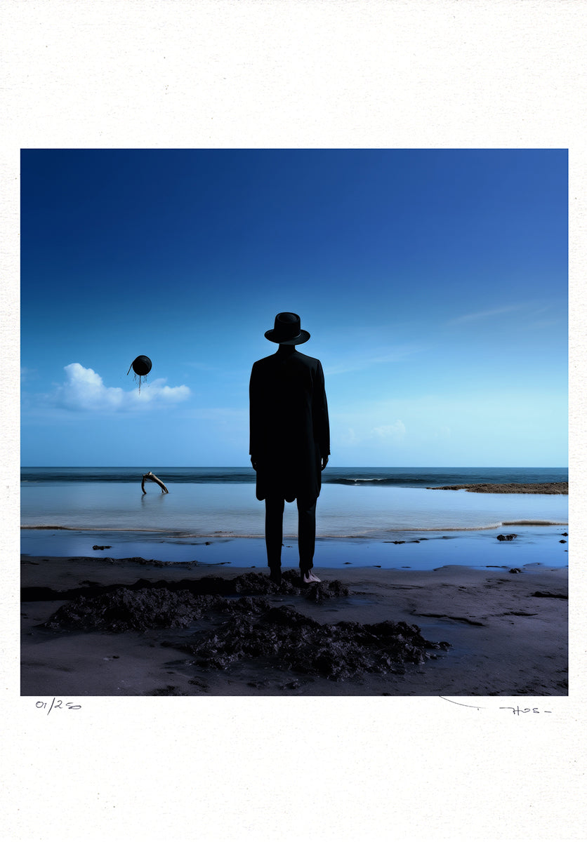 Tehos - Man with hat - édition limitée signée numerotée
