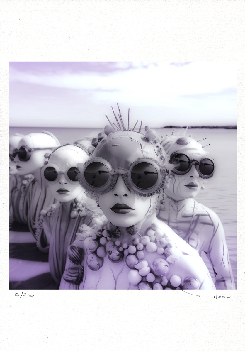 Tehos - Beach Party - signed numbered limited edition