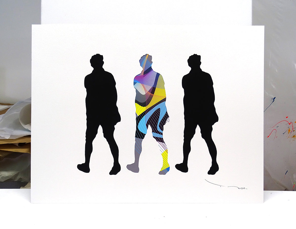 Tehos - Three men looking right - V1 - 2023