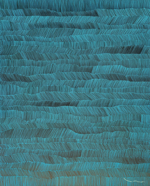 Abstraction L - Tableau art contemporain de tehos