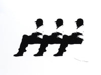 Tehos - Three men on a bench 2024/01