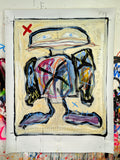 The Big Fat Boy - tableau art contemporain - Where are you