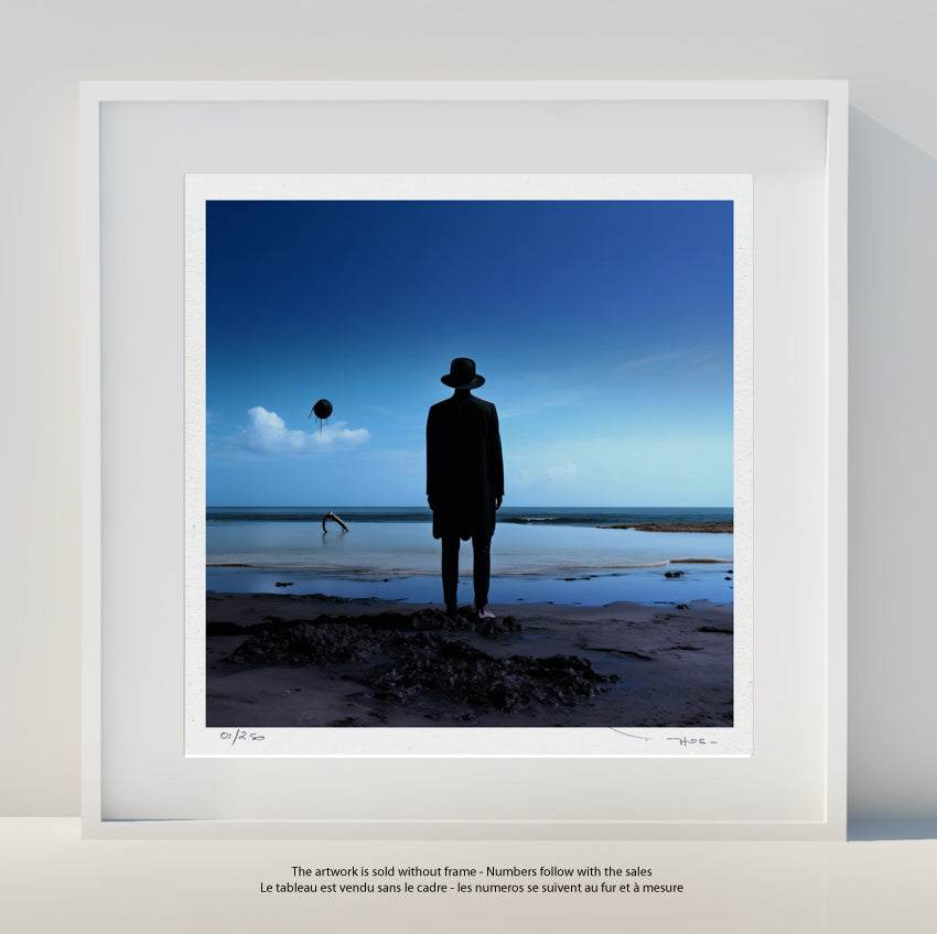 Tehos - Man with hat - limited edition signed and numbered
