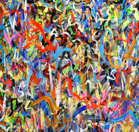 tableau abstrait tehos artcontemporain