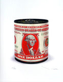 Tehos - One dollar tin can - A - Red