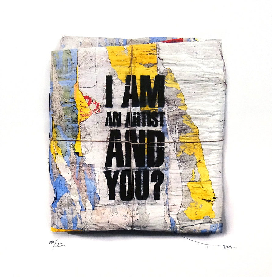 Tehos - Limited edition on fine art paper - I am an artist and you?