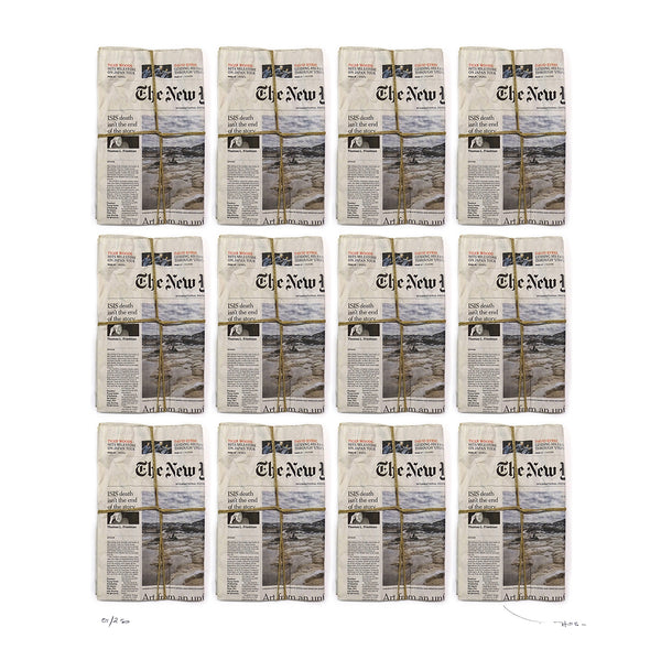 Tehos - Limited edition on fine art paper - Twelve new york times  - 29 of October 2019