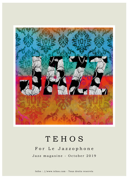 Tehos - Art Poster - affiche d'exposition d'artiste